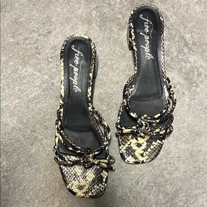Free People snake skin strappy heels (41)